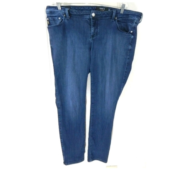 Torrid Premium Stretch Luxe Skinny Jeans - Picture 2 of 5